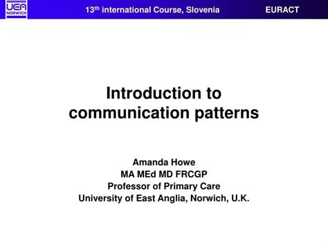 PPT - Introduction to communication patterns PowerPoint Presentation, free download - ID:1407058