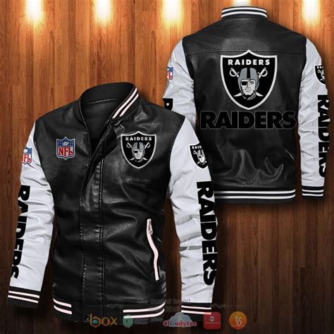 BEST NFL Oakland Raiders Bomber leather jacket - Express your unique style with BoxBoxShirt