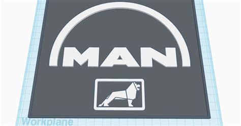 MAN truck logo by Voyager Crew | Download free STL model | Printables.com