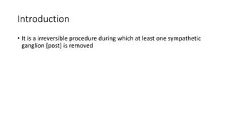 lumbar sympathectomy - Copy.pptx