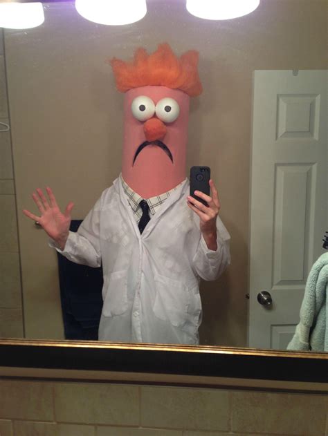 Hand-made Halloween Costume (beaker from the muppets!) in 2020 | Cool halloween costumes ...