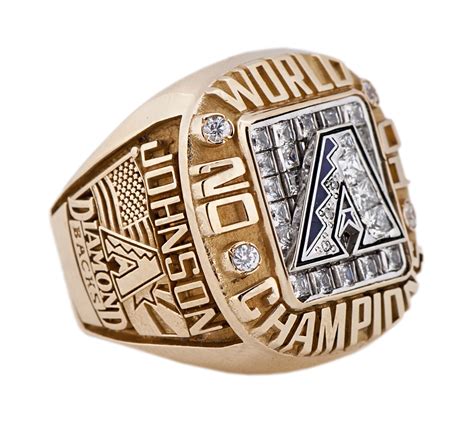 Lot Detail - 2001 Arizona Diamondbacks World Series Championship Prototype Ring - Randy Johnson