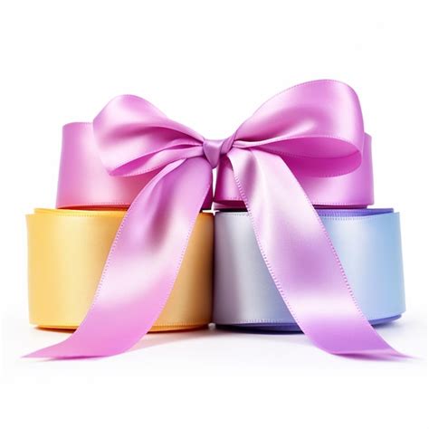 Premium AI Image | Fight breast cancer ribbon on white background