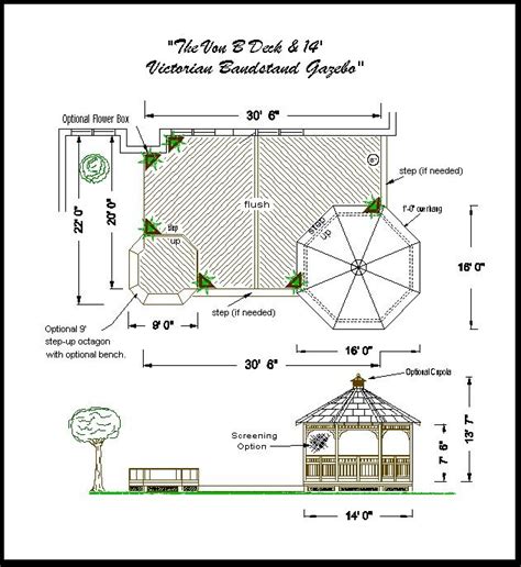 Gazebo with deck | Disenos de unas, Pérgolas, Arquitectura