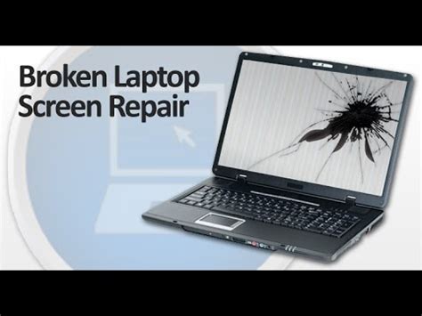 How to replace a laptop cracked screen in under 10 Minutes - YouTube