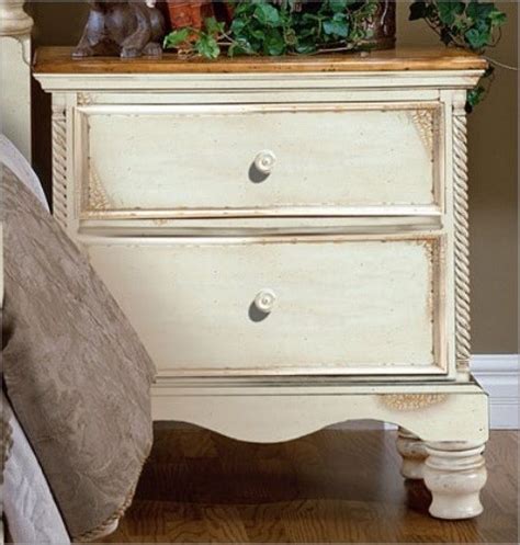 Hillsdale Wilshire 2 Drawer Night Stand - Antique White - Traditional ...