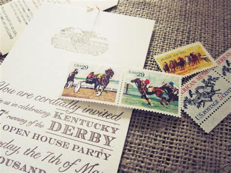 Allie's Vintage-Inspired Kentucky Derby Party Invitations