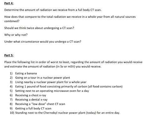 Solved Part 0: Define the unit Sievert and milli Sievert | Chegg.com