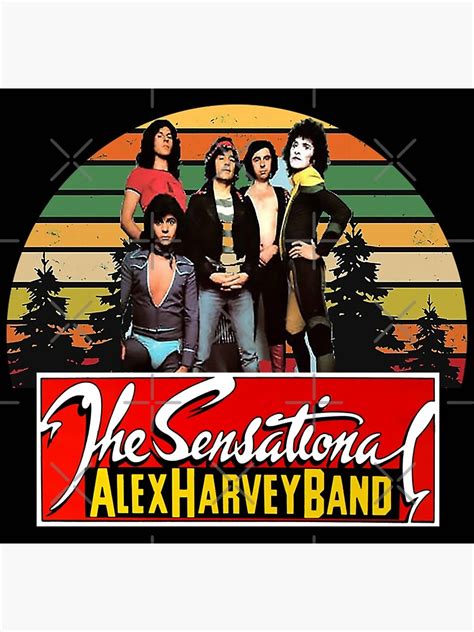 "The Sensational Alex Harvey Band Music 70s" Poster for Sale by Popodri | Redbubble