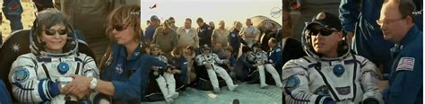 Three International Space Station Crewmates Safely Return to Earth - NASA