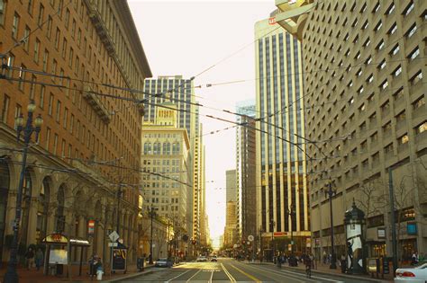 Market Street in downtown San Francisco | San francisco, Downtown ...