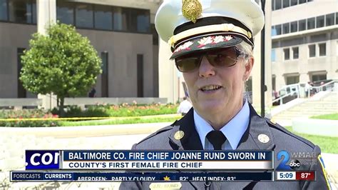 Baltimore County's first female fire chief sworn in on Monday - YouTube