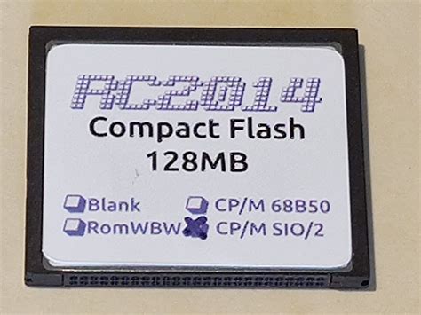 Compact Flash Module v2 for RC2014 retro computer kits - Z80 Kits