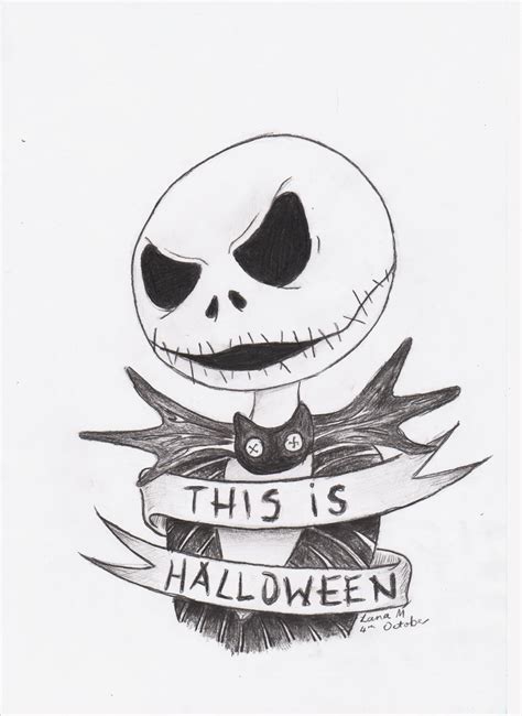 Jack Skellington Halloween tattoo design by sempeternally on DeviantArt