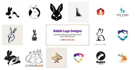 30+ Rabbit Logo Designs for 2023 - MasterBundles