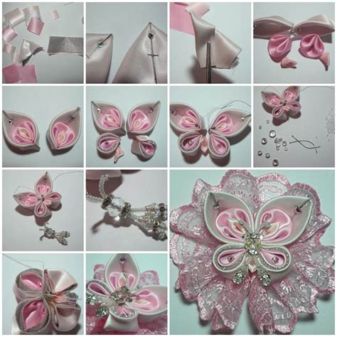 DIY Beautiful Satin Ribbon Butterfly