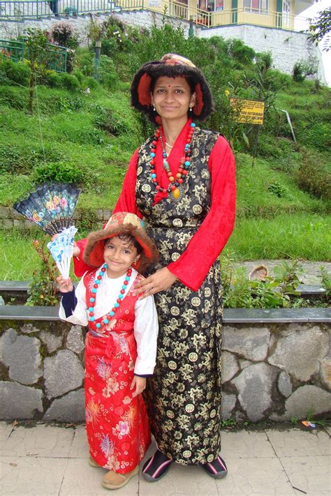 Ganesh Kharat: Sikkim Women Traditional Dress..