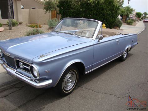 1965 Plymouth Valiant Convertible Signet V8