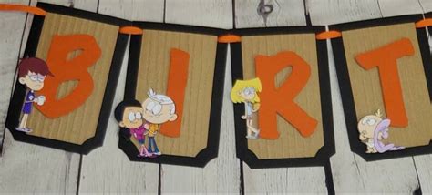 The Loud House Happy Birthday Banner | Etsy