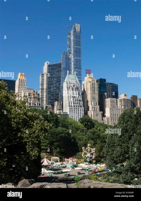 Central Park and Skyline, NYC Stock Photo - Alamy