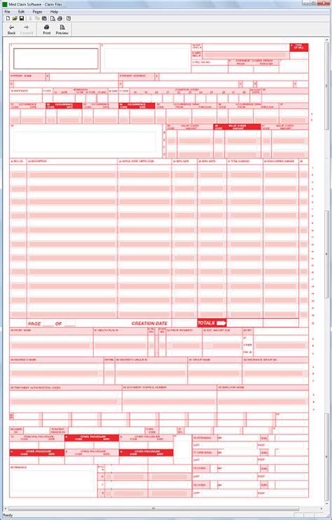 Free Fillable And Printable Ub Claim Form Printable Templates | The ...