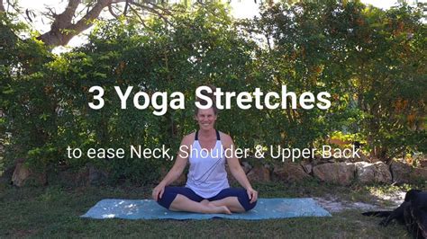 3 Stretches to ease Neck Pain - Yoga with Tracy