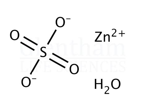 Zinc sulfate monohydrate (CAS 7446-19-7) | Glentham Life Sciences