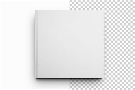 Square Hardback Book Mockup - Design Cuts