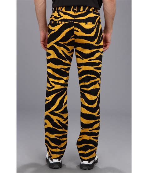 Loudmouth Golf Tiger Pants Black/Gold - Zappos.com Free Shipping BOTH Ways