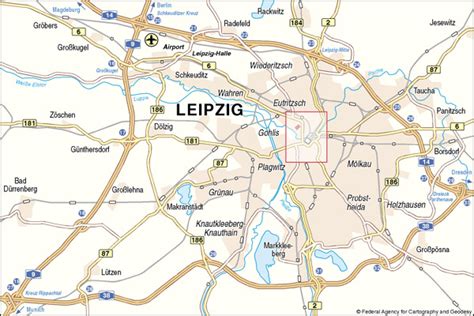 Leipzig Map - Germany