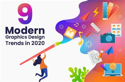 9 Modern Graphic Design Trends in 2020