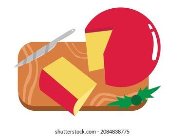 Queso De Bola Traditional Filipino Christmas Stock Vector (Royalty Free ...