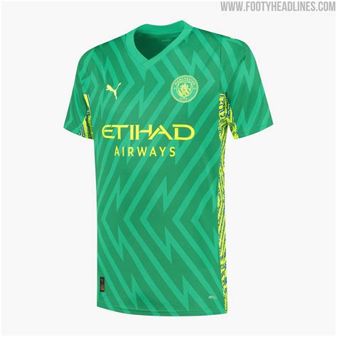 Manchester City 23-24 Home & Goalkeeper Kits Released - Footy Headlines