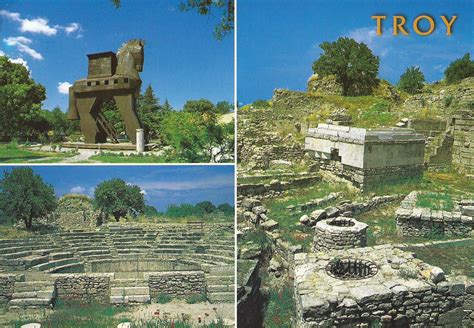 A Journey of Postcards: Archaeological Site of Troy | Turkey