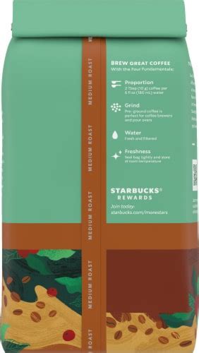 Starbucks® Half-Caff House Blend Medium Roast Ground Coffee, 12 oz ...