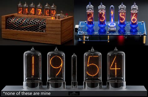 Clocks Home & Living Home Décor nixie tube clock kit,nixie tube clock diy vacuum tube clock ...