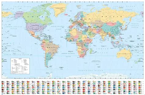 WORLD MAP 2023 £21.59 - PicClick UK