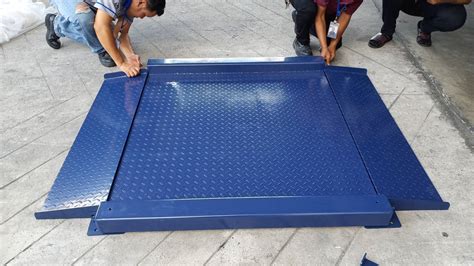 Low-Profile Floor Scale with Ramps – Scale-Tech (Global) Pte Ltd