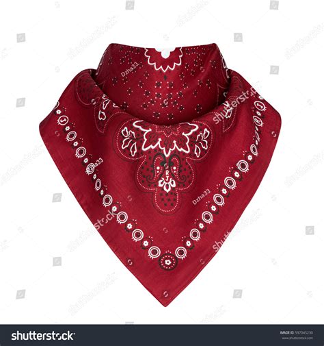 Bandana Pattern On Isolated White Background Stock Photo 597045230 ...