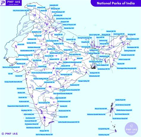 National Parks In India 2023 - Complete List With Map