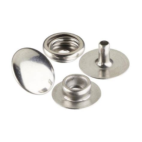 No.24 Snap Fastener 4 Piece Set - Stainless Steel - Heico Direct