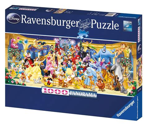 Ravensburger Disney Characters Panoramic Jigsaw Puzzle, 1000 Pieces ...