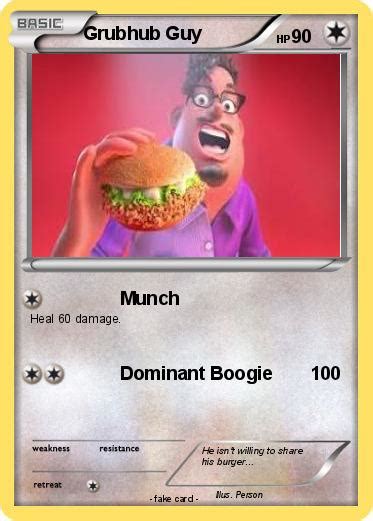 Pokémon Grubhub Guy 3 3 - Munch - My Pokemon Card