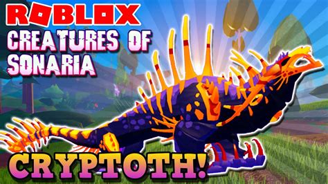 Roblox Creatures Of Sonaria - CRYPTOTH! New Halloween Update! Legendary ...