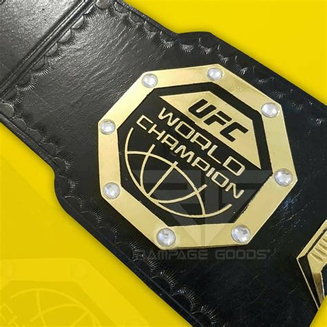 UFC Legacy Championship Title Belt 2mm Plates Genuine Leather | Etsy