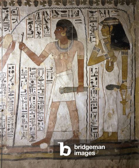 Portrait of Sennefer and his wife, Thebes - Sheikh Abd al-Qurna, Tomb ...