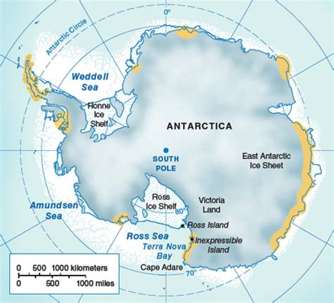 Adelie Penguin Habitat Map