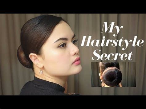 Flight attendant hair bun tutorial elegant style mars paradise – Artofit