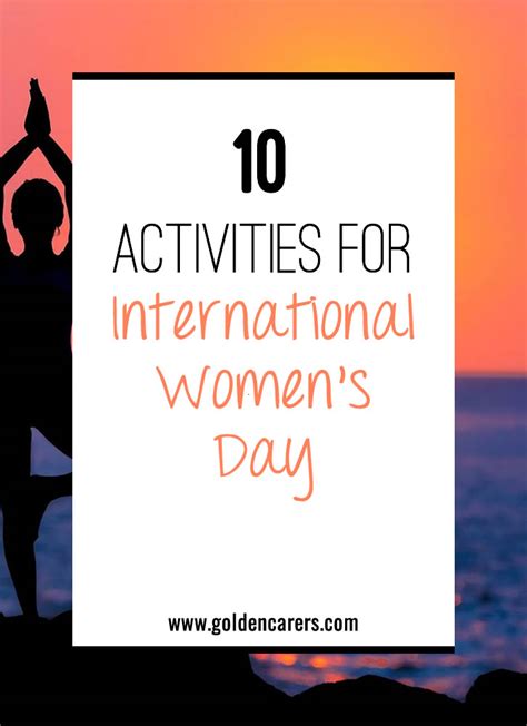 10 Activities for International Women's Day