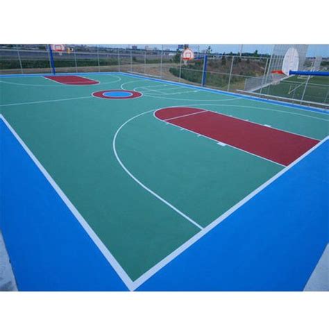 Outdoor Basketball Court Flooring, बास्केटबॉल कोर्ट फ्लोरिंग - Plantsum ...